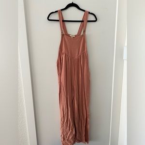 KORI ORANGE OVERALL JUMPSUIT SMALL